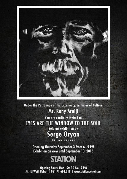 EYES ARE THE WINDOW TO THE SOUL  Solo art exhibition by Serge Oryan